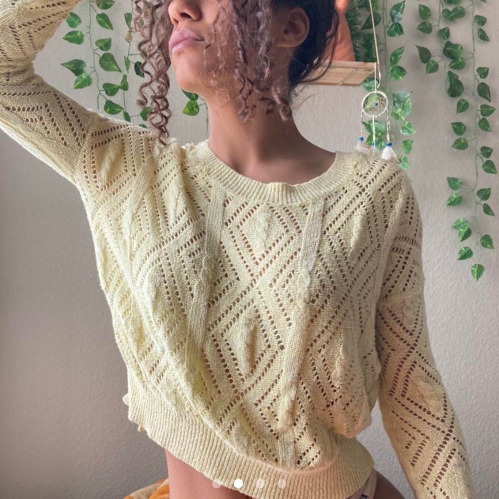 Urban outfitters yellow sweater